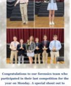 Congratulations to our forensics team