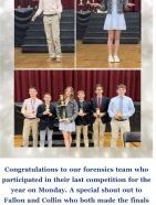 Congratulations to our forensics team